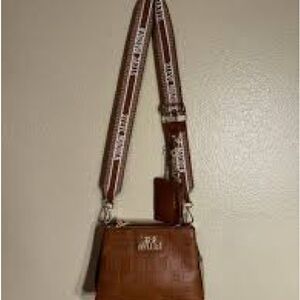Steve Madden Brown Crossbody Bag with Branded Strap